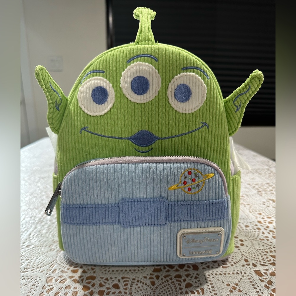 Green Alien Loungefly Backpack - image 1